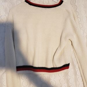 Forever 21 cropped crew neck sweater